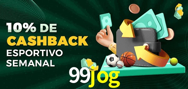 10% de bônus de cashback na 99jog